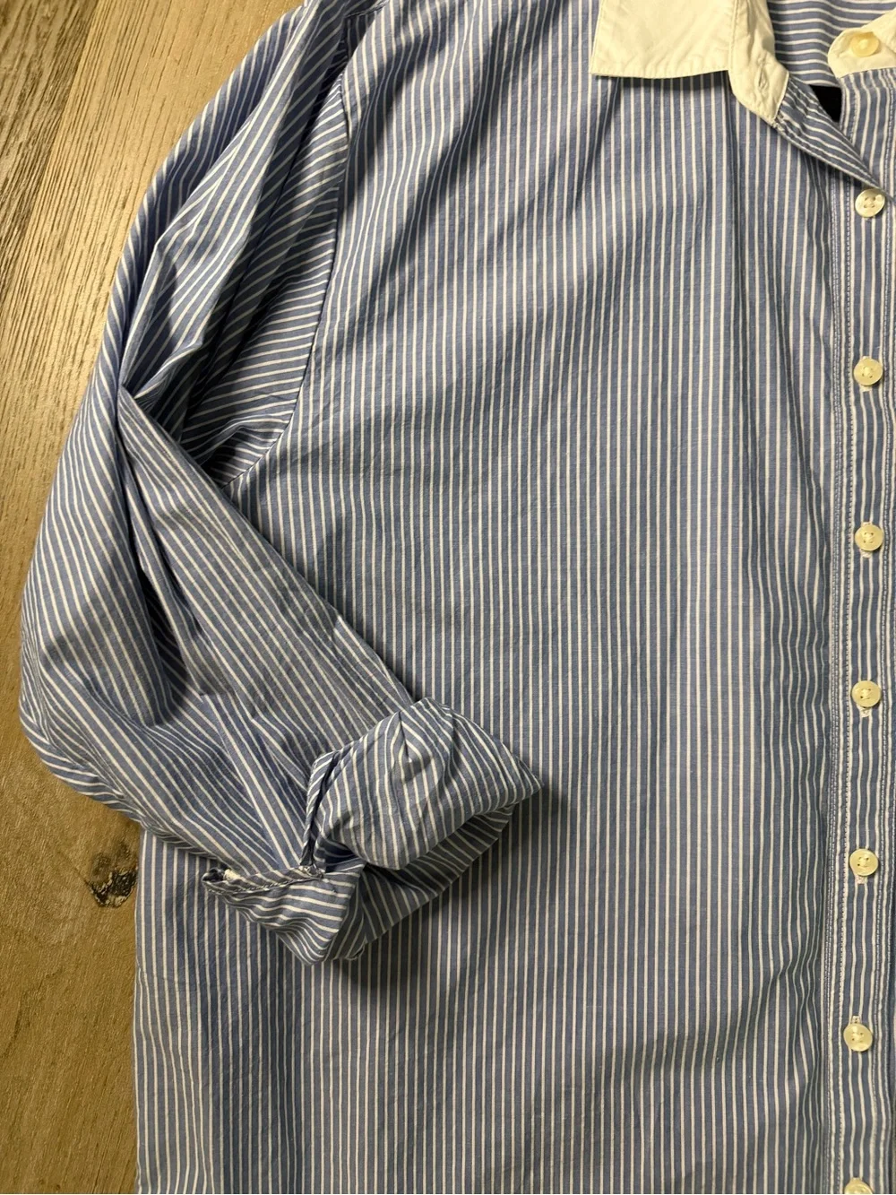 Women's American Eagle Blue Shirt Dress Size XS - Picture 6 of 6